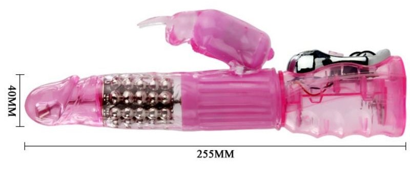 Vícerychlostní rotační vibrátor se stimulátorem klitorisu